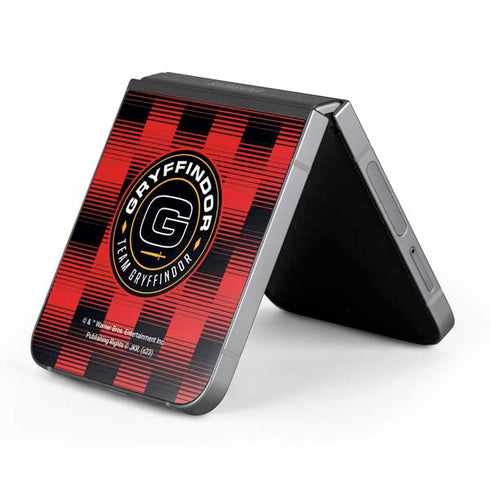 Wizarding Worlds Harry Potter Team Gryffindor Galaxy Z Flip6 Skin