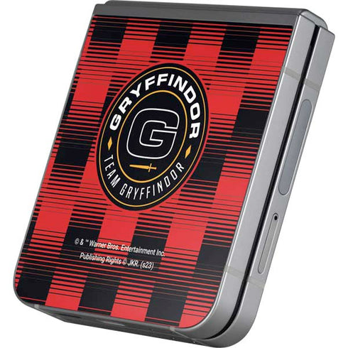 Wizarding Worlds Harry Potter Team Gryffindor Galaxy Z Flip6 Skin