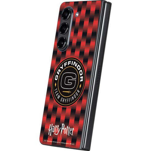 Wizarding Worlds Harry Potter Team Gryffindor Galaxy Z Fold5 5G Skin