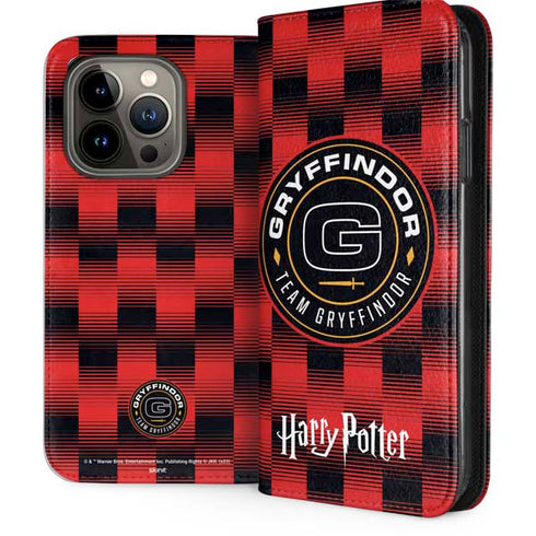 Wizarding Worlds Harry Potter Team Gryffindor iPhone 13 Pro Folio Case