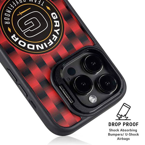 Wizarding Worlds Harry Potter Team Gryffindor iPhone 14 Pro Max Kickstand Case