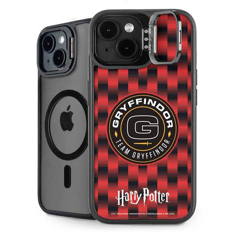 Wizarding Worlds Harry Potter Team Gryffindor iPhone 15 Plus Kickstand Case