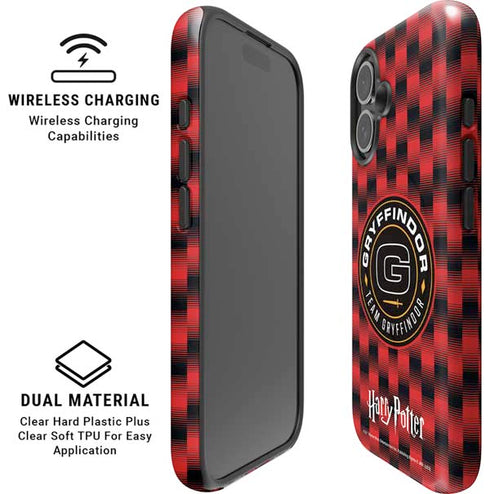 Wizarding Worlds Harry Potter Team Gryffindor iPhone 16 Magsafe Impact Case