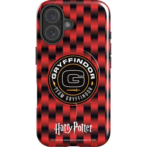 Wizarding Worlds Harry Potter Team Gryffindor iPhone 16 Plus Magsafe Impact Case