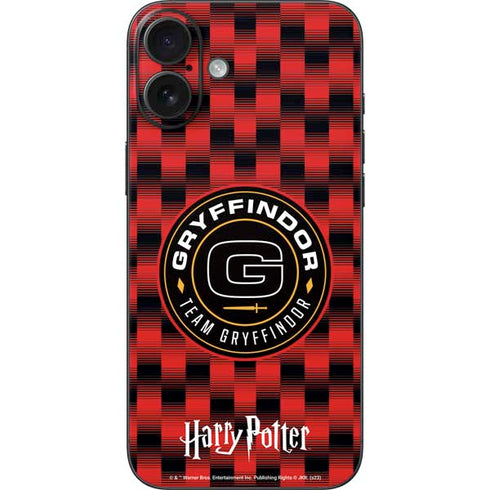 Wizarding Worlds Harry Potter Team Gryffindor iPhone 16 Plus Skin