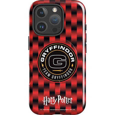 Wizarding Worlds Harry Potter Team Gryffindor iPhone 16 Pro Magsafe Impact Case