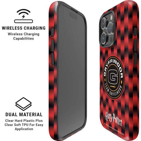 Wizarding Worlds Harry Potter Team Gryffindor iPhone 16 Pro Magsafe Impact Case