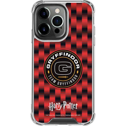 Wizarding Worlds Harry Potter Team Gryffindor iPhone 16 Pro Max Clear Case