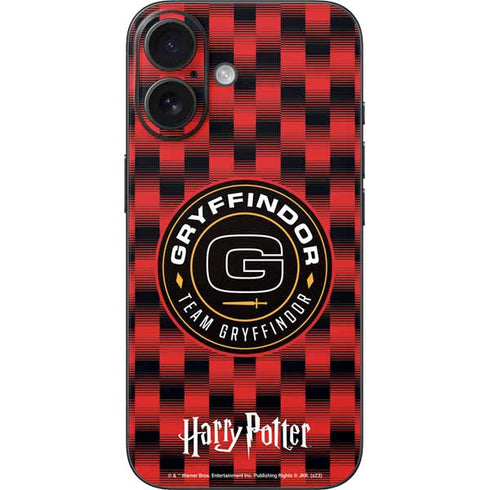 Wizarding Worlds Harry Potter Team Gryffindor iPhone 16 Skin