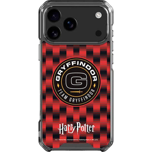 Wizarding Worlds Harry Potter Team Gryffindor iPhone 18 Pro Max Clear Case