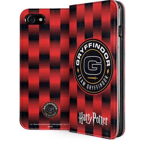 Wizarding Worlds Harry Potter Team Gryffindor iPhone SE (2nd & 3rd Gen) Folio Case