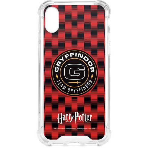 Wizarding Worlds Harry Potter Team Gryffindor iPhone XS Clear Case