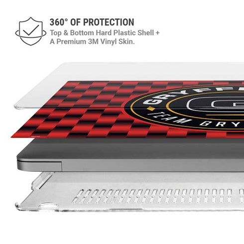 Wizarding Worlds Harry Potter Team Gryffindor MacBook Pro 14in (2021-24) Case plus Skin