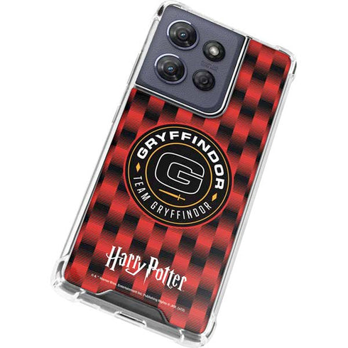 Wizarding Worlds Harry Potter Team Gryffindor Moto G Play 5G (2025) Clear Case