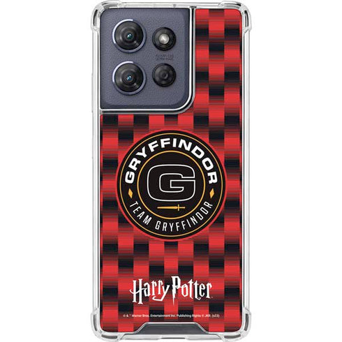 Wizarding Worlds Harry Potter Team Gryffindor Moto G Stylus 5G (2025) Clear Case