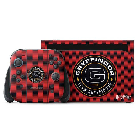 Wizarding Worlds Harry Potter Team Gryffindor Nintendo Skins