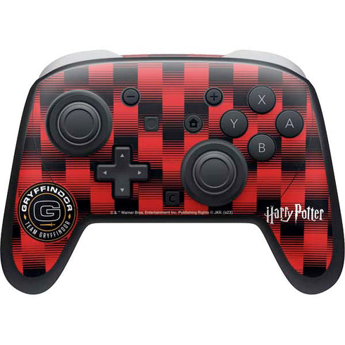 Wizarding Worlds Harry Potter Team Gryffindor Nintendo Switch 2 (2025) Pro Controller Skin