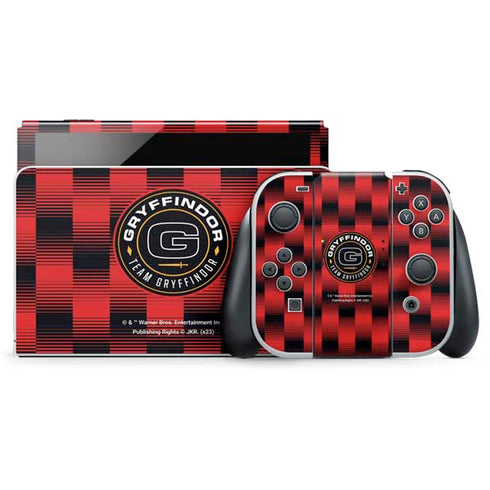 Wizarding Worlds Harry Potter Team Gryffindor Nintendo Skins
