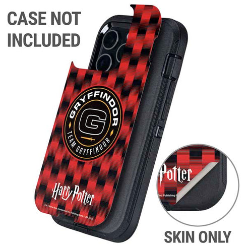 Wizarding Worlds Harry Potter Team Gryffindor Otterbox Defender iPhone Skin