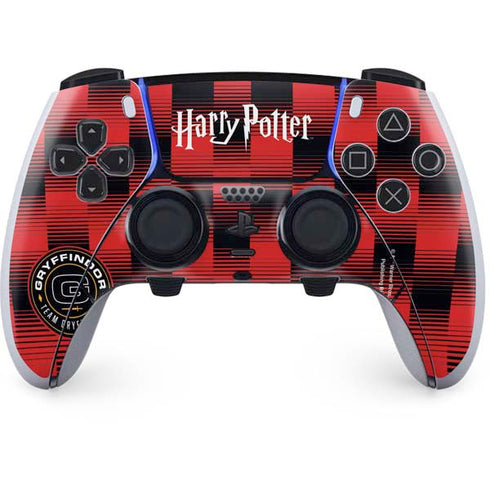Wizarding Worlds Harry Potter Team Gryffindor PS5 DualSense Edge Pro Controller Skin