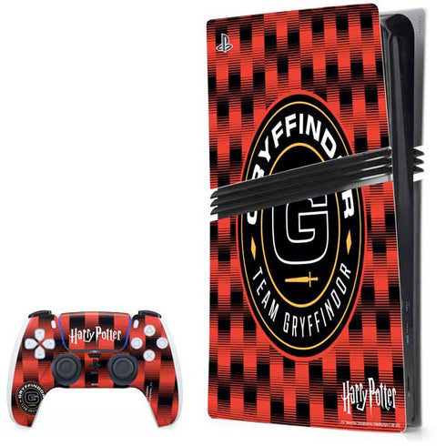 Wizarding Worlds Harry Potter Team Gryffindor PS5 Pro Bundle Skin