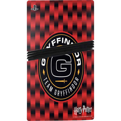 Wizarding Worlds Harry Potter Team Gryffindor PS5 Pro Disk Bundle Skin