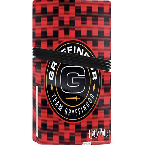Wizarding Worlds Harry Potter Team Gryffindor PS5 Pro Disk Console Skin