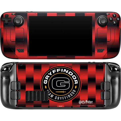 Wizarding Worlds Harry Potter Team Gryffindor Steam Deck Handheld Gaming Computer OLED Skin