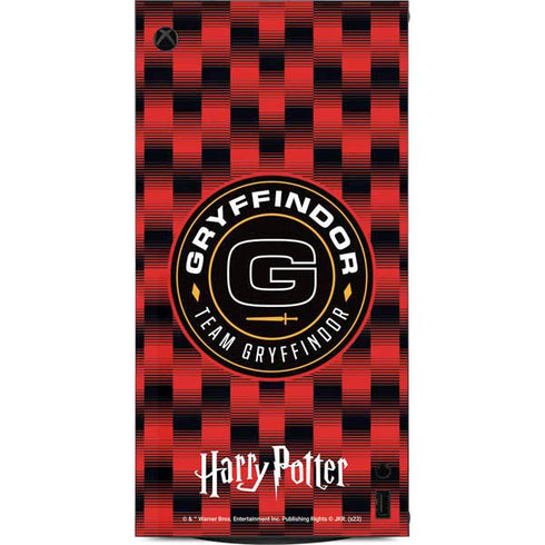 Wizarding Worlds Harry Potter Team Gryffindor XBox Series X Digital Edition Console Skin