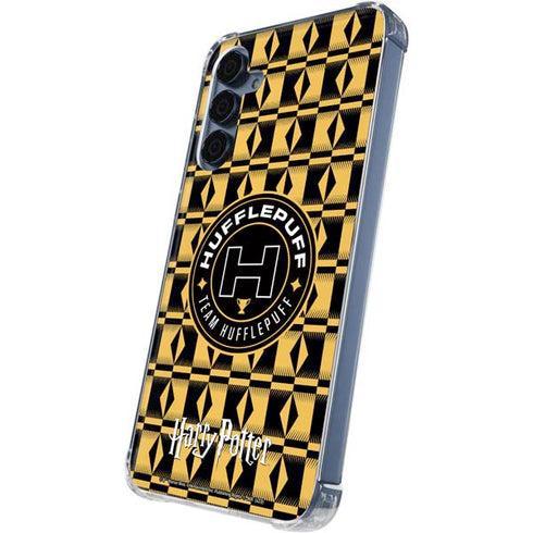 Wizarding Worlds Harry Potter Team Hufflepuff Galaxy A35 5G Clear Case