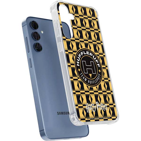 Wizarding Worlds Harry Potter Team Hufflepuff Galaxy A35 5G Clear Case