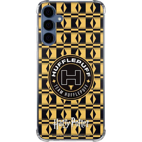 Wizarding Worlds Harry Potter Team Hufflepuff Galaxy A55 5G Clear Case