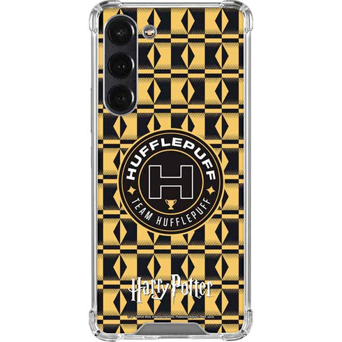 Wizarding Worlds Harry Potter Team Hufflepuff Galaxy S24 FE Clear Case
