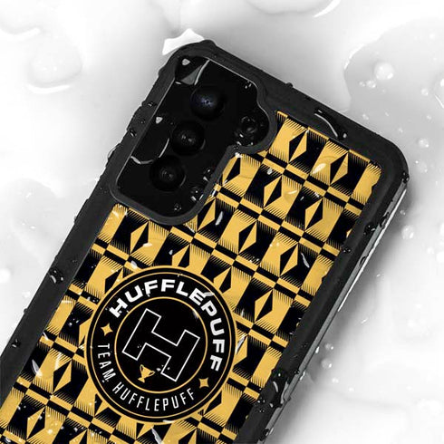 Wizarding Worlds Harry Potter Team Hufflepuff Galaxy S24 Plus Waterproof Case