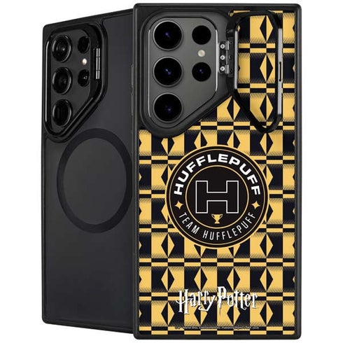 Wizarding Worlds Harry Potter Team Hufflepuff Galaxy S25 Ultra Kickstand Case
