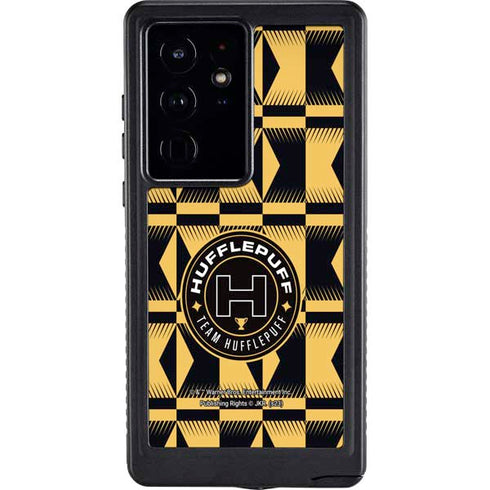 Wizarding Worlds Harry Potter Team Hufflepuff Galaxy S24 Ultra Waterproof Case