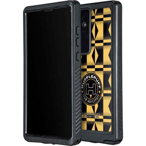 Wizarding Worlds Harry Potter Team Hufflepuff Galaxy S24 Ultra Waterproof Case