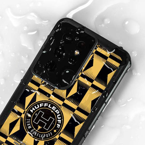 Wizarding Worlds Harry Potter Team Hufflepuff Galaxy S24 Ultra Waterproof Case