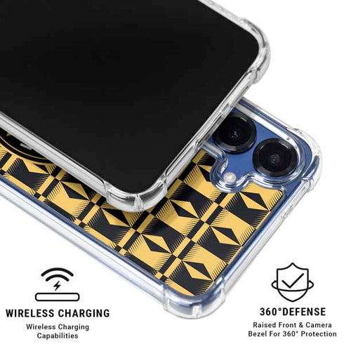 Wizarding Worlds Harry Potter Team Hufflepuff Galaxy S25 Clear Case