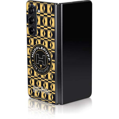 Wizarding Worlds Harry Potter Team Hufflepuff Galaxy Z Fold5 5G Skin