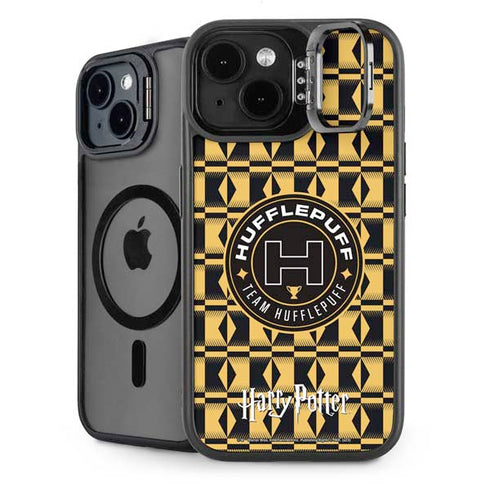 Wizarding Worlds Harry Potter Team Hufflepuff iPhone 14 Plus Kickstand Case
