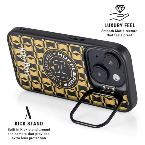 Wizarding Worlds Harry Potter Team Hufflepuff iPhone 14 Plus Kickstand Case