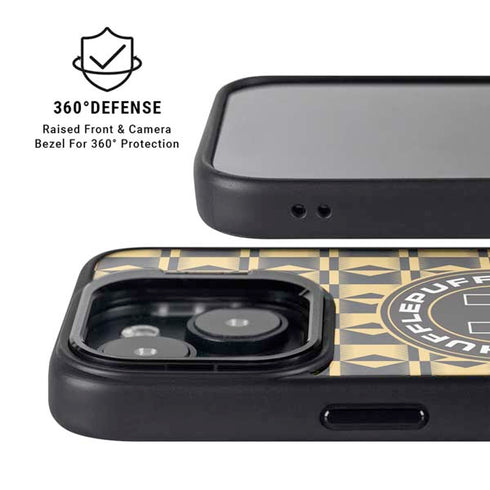 Wizarding Worlds Harry Potter Team Hufflepuff iPhone 15 Kickstand Case