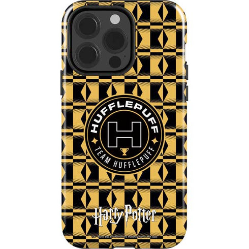 Wizarding Worlds Harry Potter Team Hufflepuff iPhone 15 Pro Impact Case