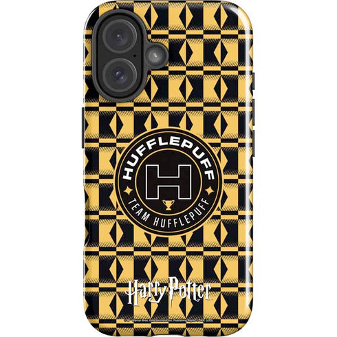 Wizarding Worlds Harry Potter Team Hufflepuff iPhone 16 Plus Impact Case