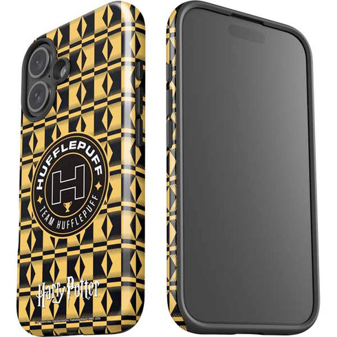 Wizarding Worlds Harry Potter Team Hufflepuff iPhone 16 Plus Impact Case