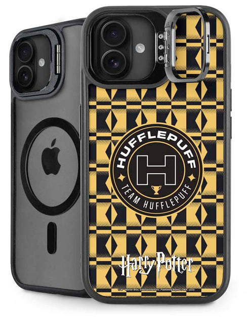Wizarding Worlds Harry Potter Team Hufflepuff iPhone 16 Plus Kickstand Case