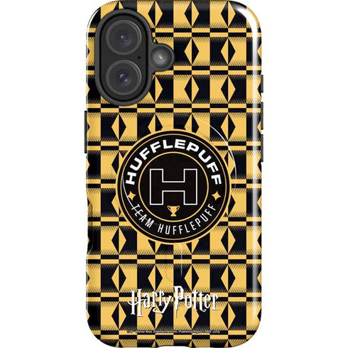Wizarding Worlds Harry Potter Team Hufflepuff iPhone 16 Plus Magsafe Impact Case