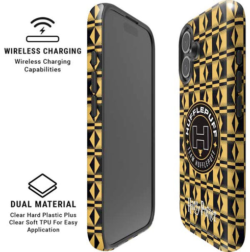 Wizarding Worlds Harry Potter Team Hufflepuff iPhone 16 Plus Magsafe Impact Case