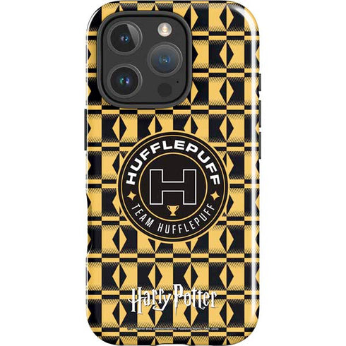 Wizarding Worlds Harry Potter Team Hufflepuff iPhone 16 Pro Impact Case